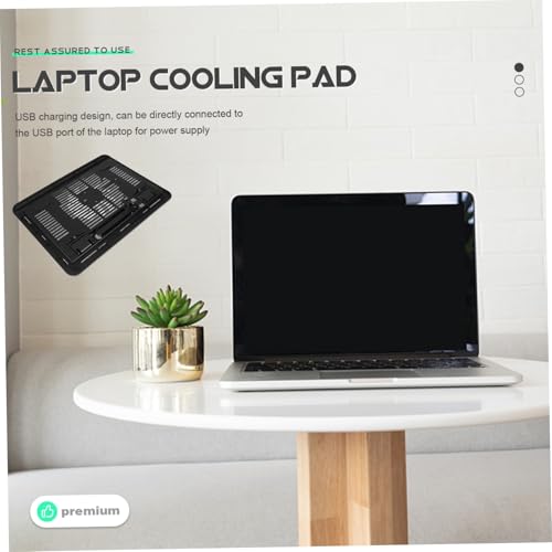 Base para laptop con ventilador USB y refrigeración por aire miniatura 5