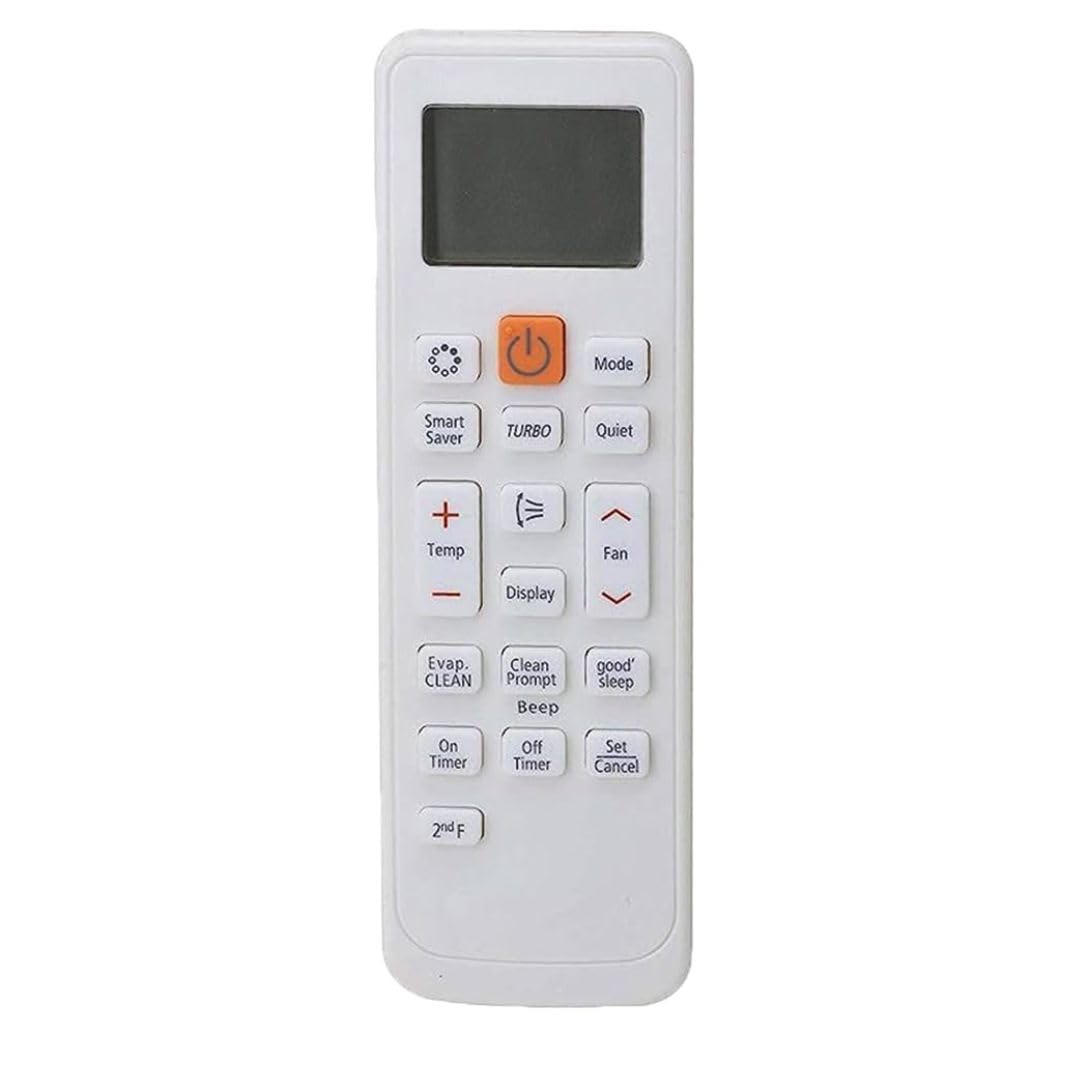 COPY LINE Samsaung Air Conditioner Remote Control, Compatible with 90 A DB93-11489L DB93-11115U Models, LCD Display with Smart Saver and Turbo Mode