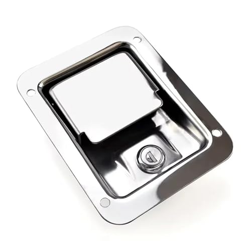 Serrure à bielle XK107S noir 140mm pour panneau de commande industriel