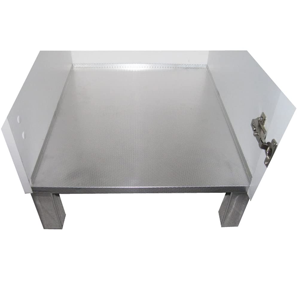 Liberoshopping Mobile Lavatoio in legno con vasca in metacrilato (Rovere Naturale, 50x50 cm)