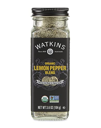 Watkins Gourmet Organic Spice Jar, Lemon Pepper Blend, 3.6 Ounce ., 3.6 Ounce image 5