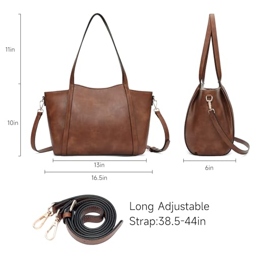 Bolso Hobo vegano para mujer estilo tote y crossbody miniatura 4
