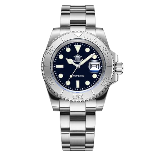 INFRI Reloj de acero inoxidable 200m Diver BGW9 Super Luminoso Reloj Hombre Europa y American Business Quartz Watch