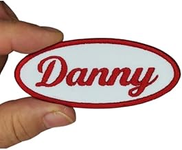 Custom Embroidered Name Patches, Oval Shape, Multiple Colours, Iron-on for Clothing and Accessories