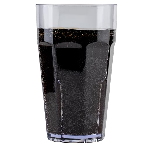 GET 20 oz Clear Bahama Heavy-Duty Plastic Tumbler (Set of 12)