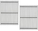 Set of 2 Grill Grates for Master Cook 3 Burner Grill, Master Cook Grill Replacement Parts, 15 11/16" x 10 1/2" Cooking Grid Replacement, Porcelain-enameled Steel