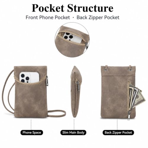 Image of Small Crossbody Women Cell Phone Purse Wallet Bag With Shoulder Strap