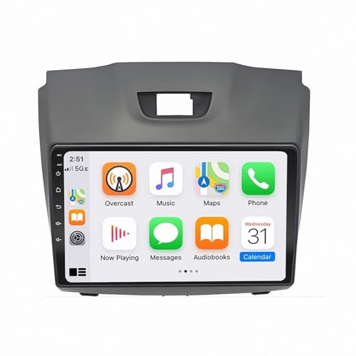 Autoradio Portátil con Bluetooth y Car Play para Viajes en Chevrolet Trailblazer