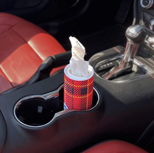 image for YOUNEEK GOODS Traveling Tissues Round Cylinder Box Facial Tissues Tube