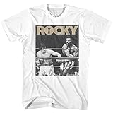 Rocky MGM Movie Italian Stallion Apollo Creed One Punch Adult T-Shirt Tee White