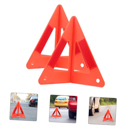 Triangle avertissement réfléchissant pliable pour éviter les dangers de panne