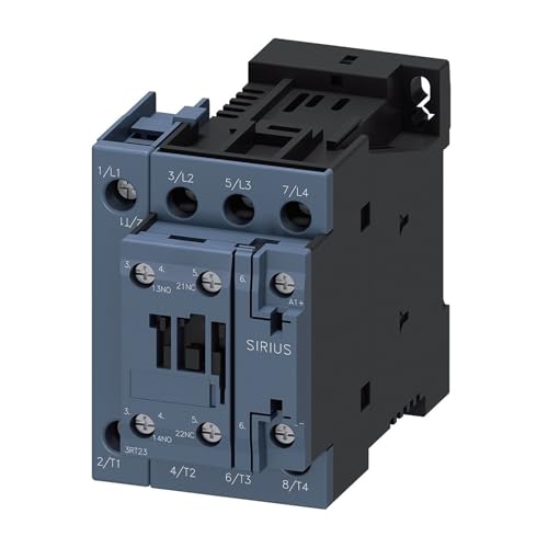 Contacteur 4 pôles 50A avec contacts auxiliaires 1NO+1NF pour circuits 400V