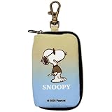 ナカジマコーポレーション スヌーピー グラデジョー・クール スマートキーケースベージュブルー 214287-25