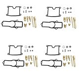 Kit Di Riparazione Carburatore Per Moto Per KAWASAKI Per Z 400 FX J LTD-2 KZ 400 FX 550 GPZ 80-83 Guarnizione Spillo Galleggiante Ricambi La Riparazione Del Carburatore(SET 1)