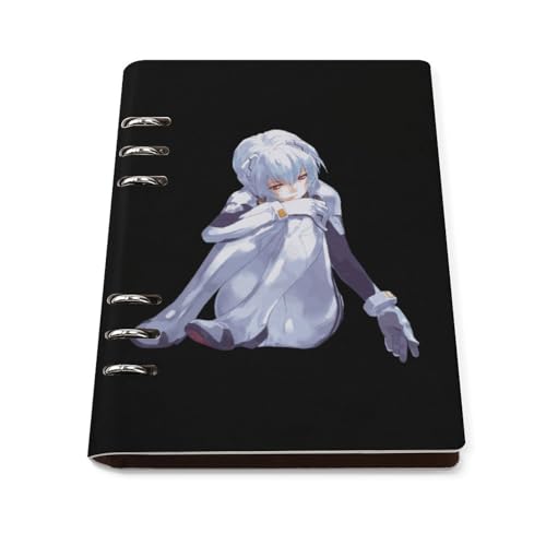 ノート 新世紀エヴァンゲリオン 綾波レイ メモ帳 バインダーノート A5 6穴 90枚 てちょう ハードカバー メモ ンダー A5サイズ 横罫線 ??本 文房具 オフィス用品 ルーズリーフ 学生 キャンパス おしゃれ プレゼント 贈り物