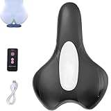 Pelvitone Pelvic Floor Trainer for Women, Intelligent Remote Control Exerciser USB Charging, Pelvic Floor Strengthening Device Cushion Type Kegel Trainers for Women and Men (Black Remote Control)