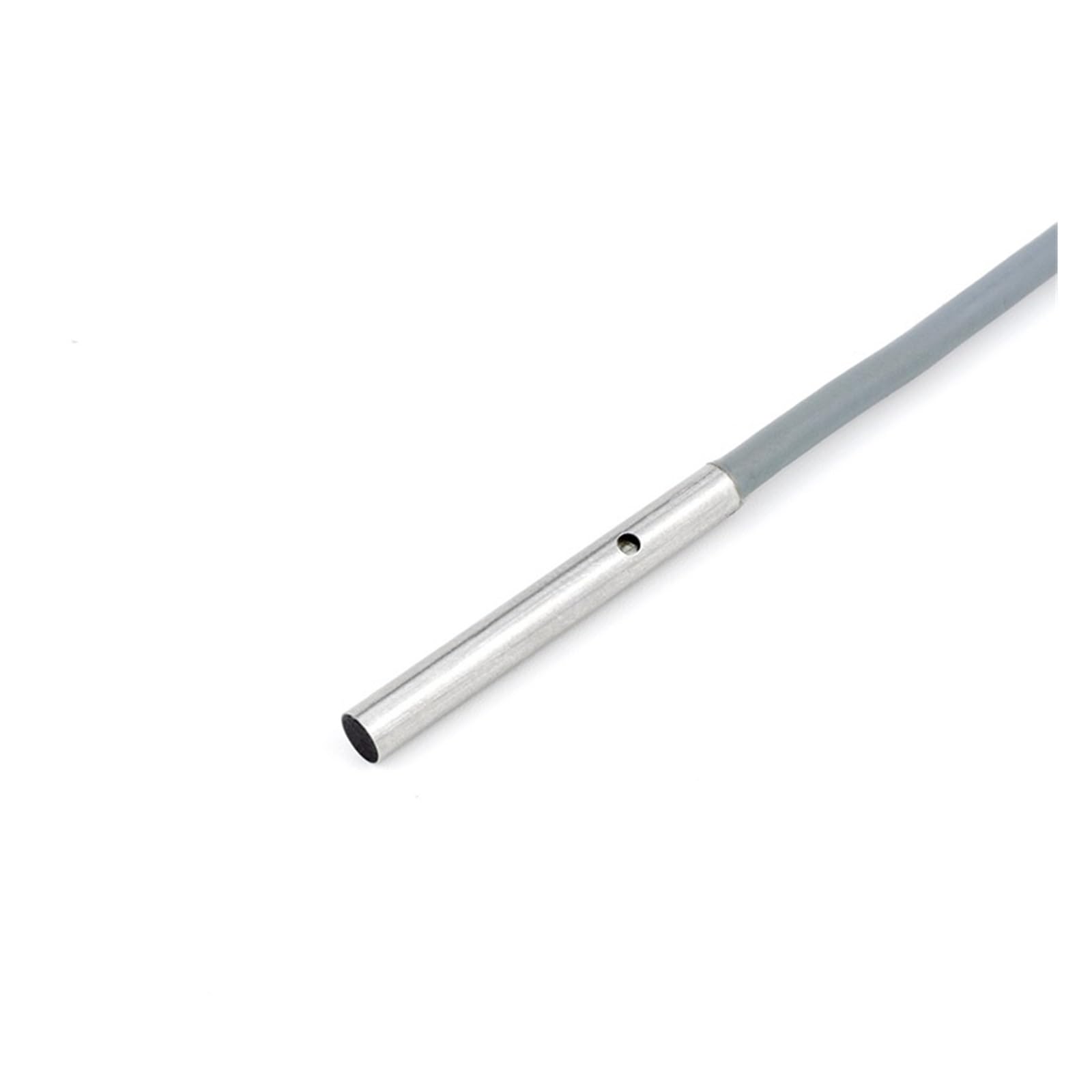 Sensor de proximidad inductivo Acero Inoxidable con Cable 2 Metros y Salida PNP NPN(D3 Flush NPN NO-Sn:0.6mm)