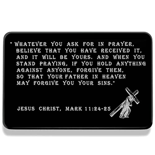 "The Last Supper" Engraved Wallet Card Insert – Light and Stiff Engraved Metal Card Gift – Carry a Blessing With You – Perfect Gift For Loved One2