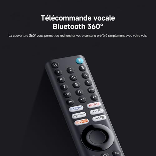XIAOMI TV F Pro 32, 81 cm (32 Pouces), QLED, Smart TV, Fire OS7, Contrôle Vocal Alexa, Dolby Audio™, DTS Virtual:X, DTS-HD, Compatible avec Apple AirPlay