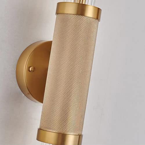Aplique de pared de vidrio para tocador con iluminación moderna G9 4