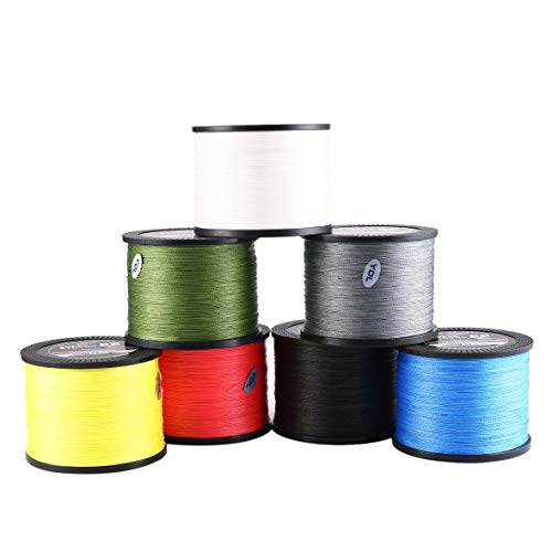 Heaviesk-Angelschnur-1000m-Super-Strong-PE-Geflochtene-Angelschnur-Abriebfest-028mm-Kleinerer-Durchmesser-182kg-Null-Stretch-Angelschnur