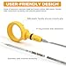 Yinlowa Engine Oil Dipstick Compatible with 2009-2021 Dodge Challenger Charger & Chrysler 300 5.7L HEMI, Replace 04792872AE 04792872AF 4792872AE 4792872AF Oil Level Indicator Tool