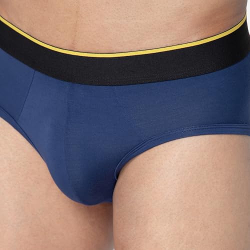 Image of Bummer Men's Printed Micro Modal Briefs Underwear | Ultra Soft & Breathable | Combo Pack of 2