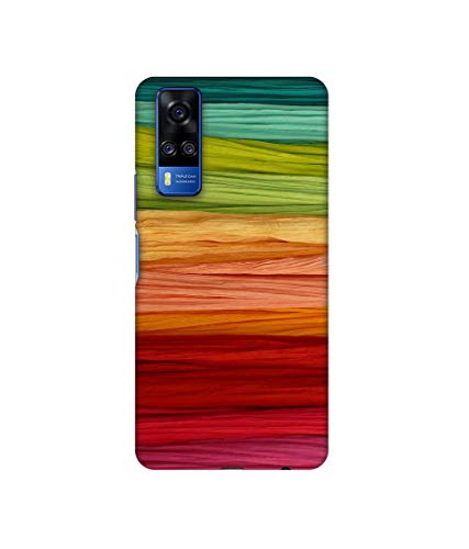 Image of Colorfull Thread Design 3D Printed Hard Back Case Cover for Vivo Y51A / Y31 (2021)