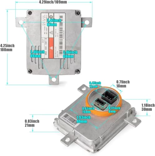 Module de commande de phares 8K0941597B pour ampoule xénon D3S S3