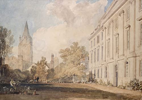 Tableau sur toile Turner Christ Church 58x90 cm poster sans cadre pour décoration murale de salon