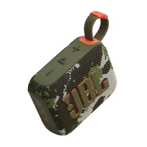 Image of JBL Go 4 - Ultra-Portable, Waterproof and Dustproof Bluetooth Speaker, Big JBL Pro Sound with Punchy bass, 7-Hour Built-in Battery, Made in Part with Recycled Materials (Squad)