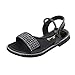 Mädchen lässige sandalen sommer bequem weichen boden rutschfest flache einzelne schulter riemen prinzessin sandalen im freien gehen sandalen strandschuhe