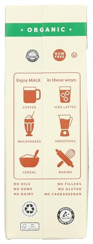 MALK Organic Unsweetened Original Oat Milk, 32 FZ