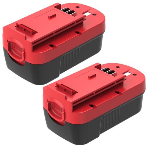 2-Pack [Upgraded to 3600mAh] Replacement for Black and Decker 18V Battery