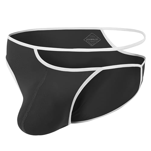 Men's Sexy Briefs Bulge Enhancing Underwear Low Rise Breathable Mesh Panties3