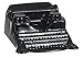 Dollhouse Miniature Black Typewriter