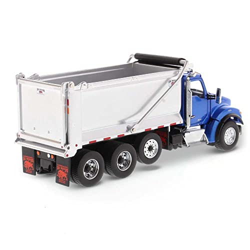 Kenworth T880S Camión Volquete Escala 1:50 Azul Metálico miniatura 2