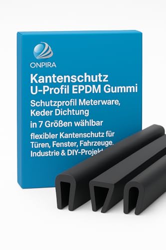 Kantenschutz U-Profil EPDM Gummi – Schutzprofil Meterware, Keder Dichtung, in 7 Größen wählbar, flexibler Kantenschutz für Türen, Fenster, Fahrzeuge, Industrie & DIY-Projekte (10x4mm) Kantenschutz U-Profil EPDM Gummi – Schutzprofil Meterware, Keder Dichtung, in 7 Größen wählbar, flexibler Kantenschutz für Türen, Fenster, Fahrzeuge, Industrie & DIY-Projekte (10x4mm)