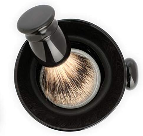 MÜHLE Black Porcelain Shaving Bowl and Mug for Shaving Soap & Cream image 5