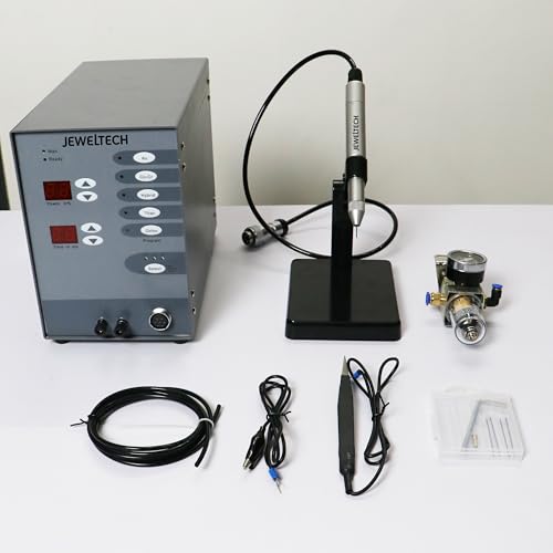 Image of JEWELTECH Automatic Pulse Touch Soldering Machine - Portable Metal Spot Welding Machine for Gold,Silver Jewellery and All Type Of Metal Welding Repair & Manufacturing