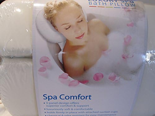 Luxury Spa Bath Pillow Full Size 3 Panel 21" L x 15" W x 1.5" D