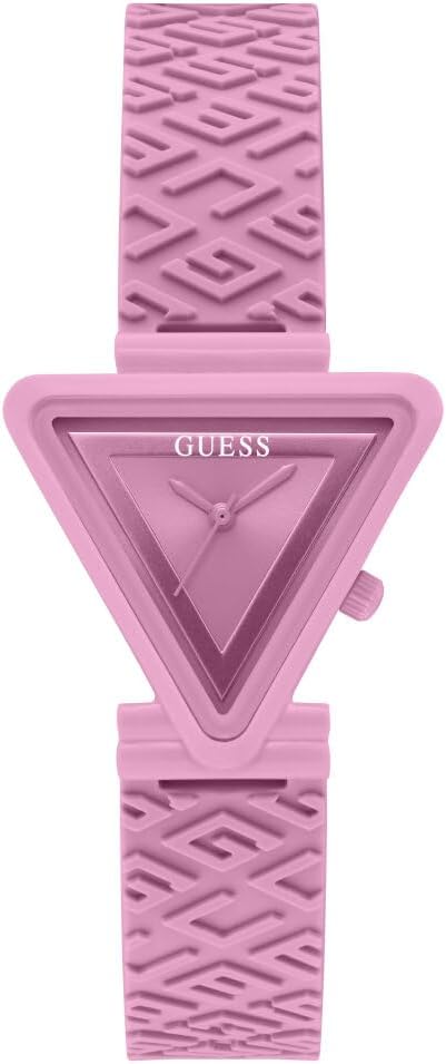 Pink Triangle Silicone Analog Watch