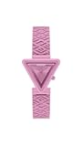 Pink Triangle Silicone Analog Watch