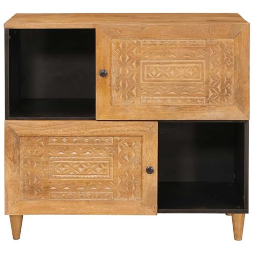 Cómoda de salón moderna en madera de mango para comedor actual 5