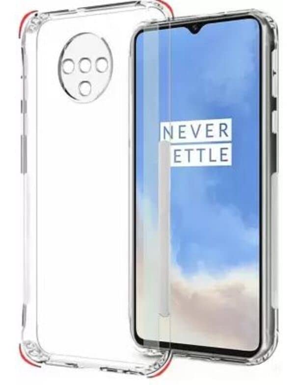 Shock Proof Protective Soft Back Case Cover for Oneplus 7T, CM TP