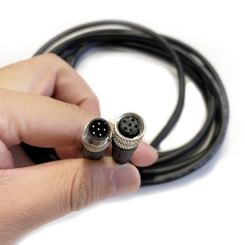 Cable conector M8 6 pines macho a hembra 0.5 m miniatura 2