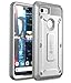 SUPCASE Full-Body Rugged Holster Case for Google Pixel 3 XL,with Built-in Screen Protector for Google Pixel 3 XL 2018 Release, Unicorn Beetle PRO Series - Retail Package (White)