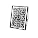 Umbra Prisma Picture Frame, 8x10 Photo Display for Desk or Wall, Black