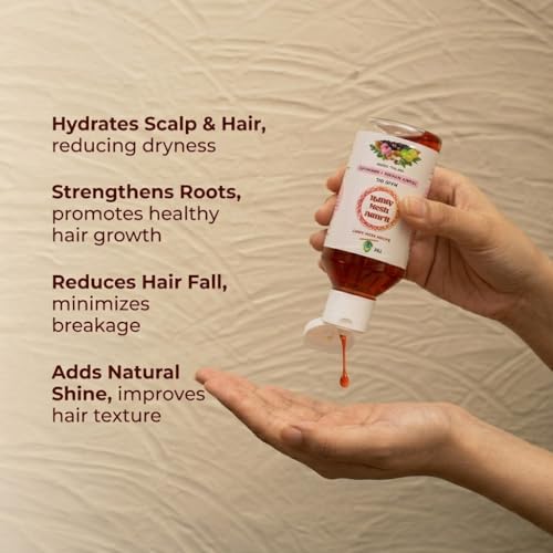 Image of Hair Oil and Serum Combo | Herbal Hair Care Kit (Hair Oil 100ML + Hair Serum 50ML) | Helps Improve Smoothness, Shine & Manageability | Non-Sticky Daily Use for Men & Women
