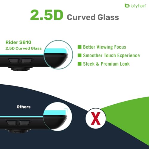 Image of Bryton Rider S810 Sensor Bundle 3.5 Inch Color Touchscreen GPS Bike /Cycling Computer, 50H Battery Life, Offline Maps & Navigation, Advanced Climb Challenge 2.0, Live Tracking